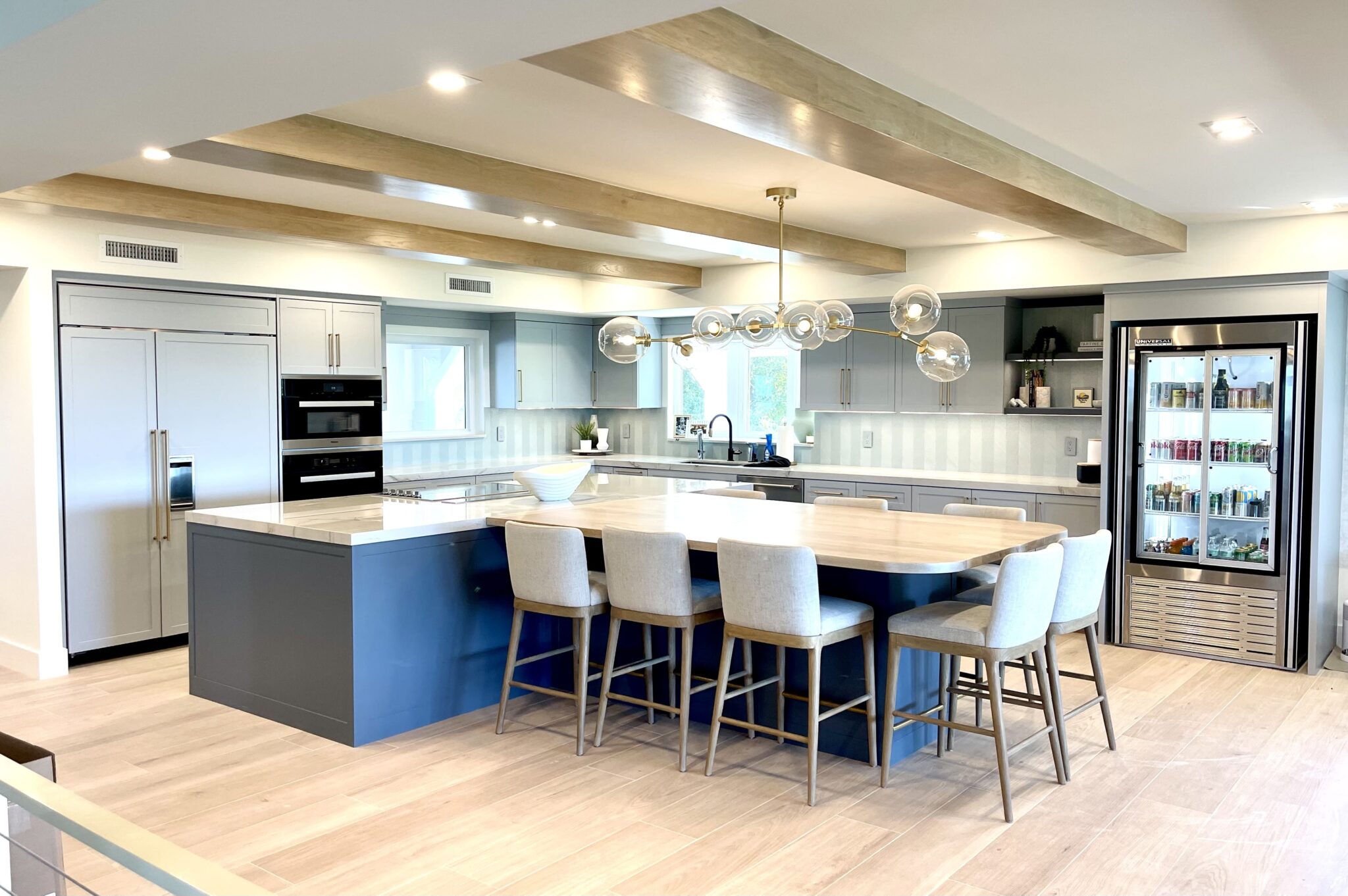 Contemporary/Transitional Kitchen Remodel by Hansen & Bringle Cabinets and Millwork project photo